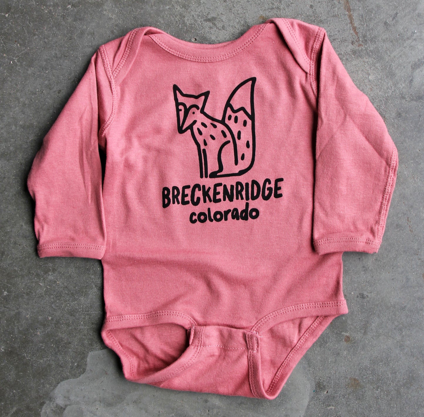 Breckenridge Fox Baby Long-Sleeve Onesie