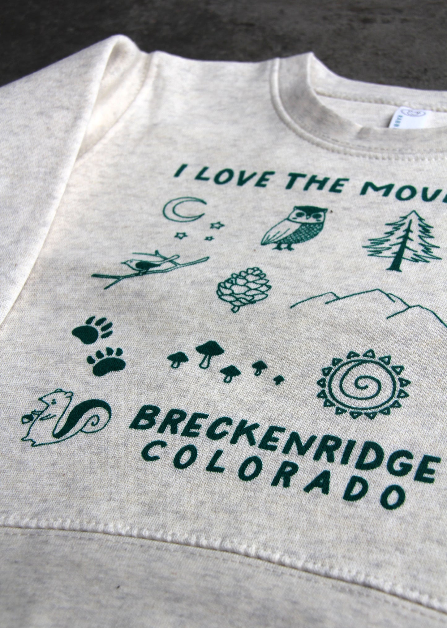 Breckenridge I Love the Mountains Toddler Crew